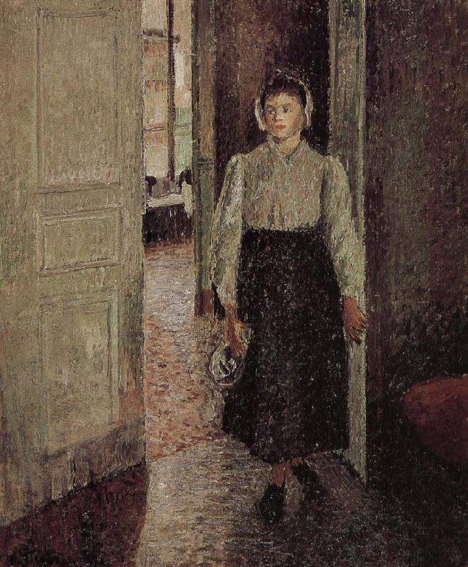 Camille Pissarro young woman Spain oil painting art